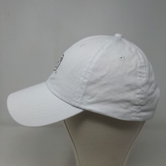 Unbranded Men's Slideback Hat White Adjustable Embroidered Bird Logo - Picture 3 of 7